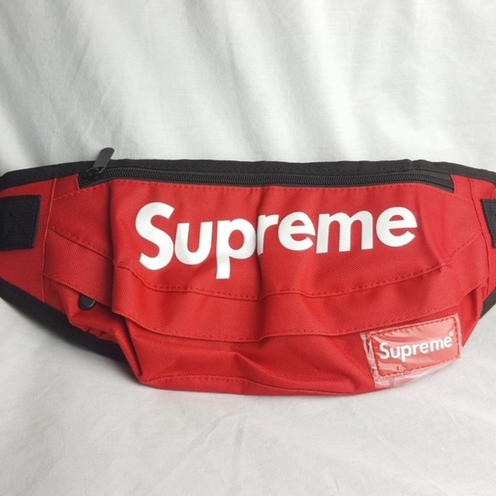 HypeBeast Fanny Pack Waist Bag Outdoor SUPreme Red - Picture 2 of 4